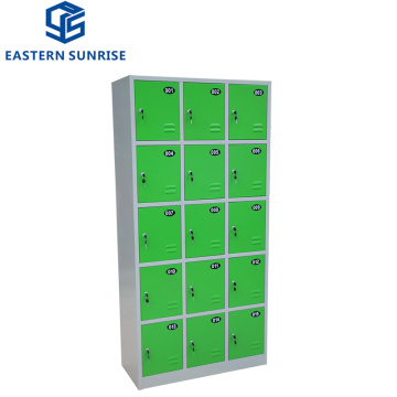 15 Door Metal Lockers Steel Changing Room Clothing Storage Lockers